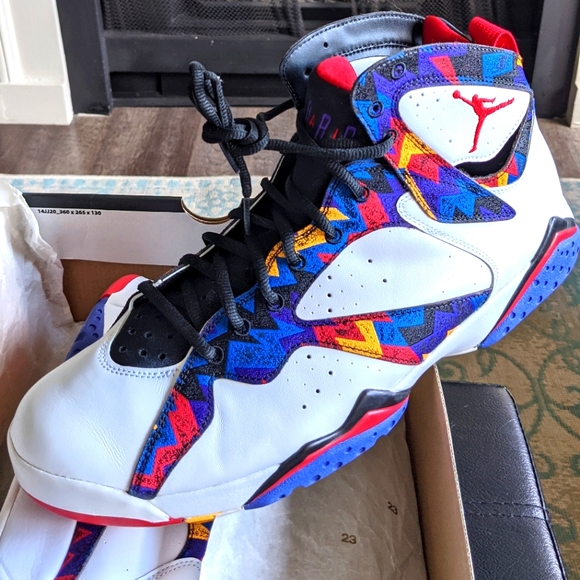 Nike Air Jordan 7 Retro Ugly Sweater Nothing but Net Size 13 - Picture 1 of 15